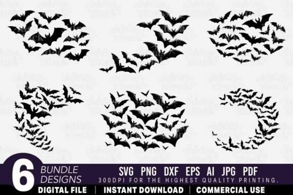 Download Flying Bats Silhouette - Premium Resources