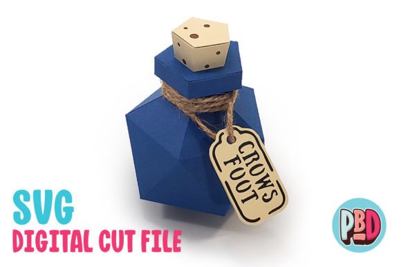 Download Crow's Foot Potion 3D Papercraft - Potion Collection