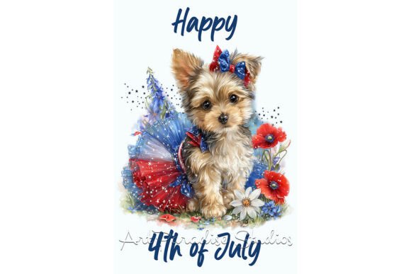 Download Puppy Patriotic Printable Artwork - Printable artwork Collection