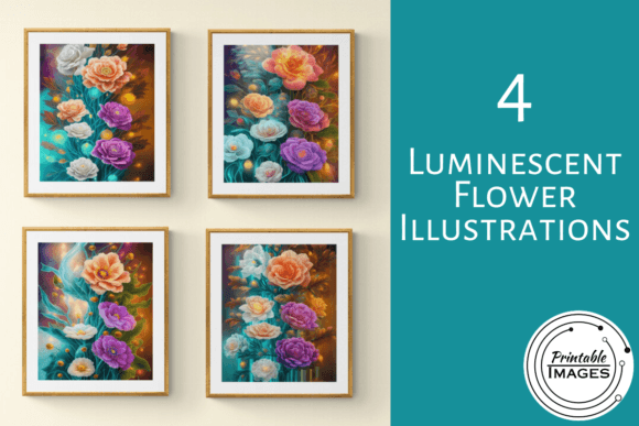 Download Luminescent Flower Illustrations - Premium Resources